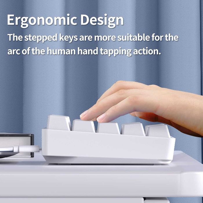 Геймърска клавиатура с LED подсветка и 68 клавиша TMKB60