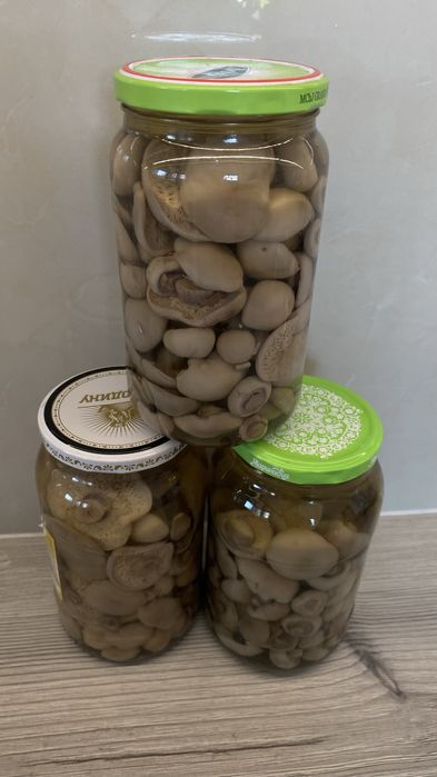 Продаются маринованные грибы! Синеножки и полевой белый гриб!