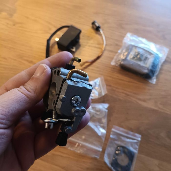 НОВ! Карбуратор + Бобина комплект за Stihl FS75 / FS80 / FS85