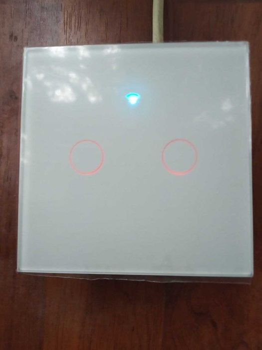 Умный сенсорный выключатель Wi-Fi с Алисой 2в1 БЕЗ НУЛЯ и С НУЛЕМ .