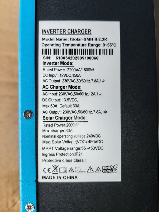 Invertor Easun hibrid