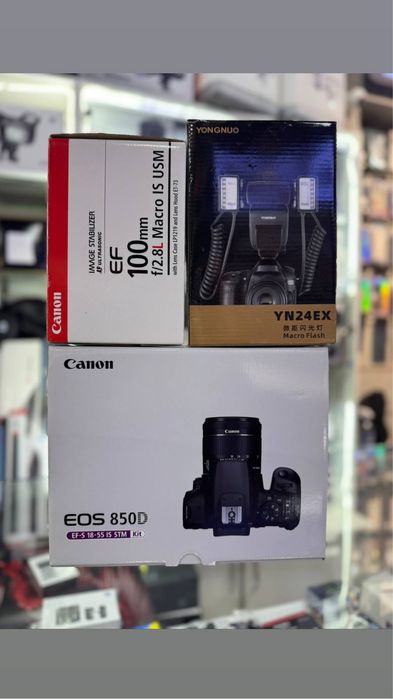 Canon eos 850 d / canon 100 mm macro is usm / yongnuo 24ex