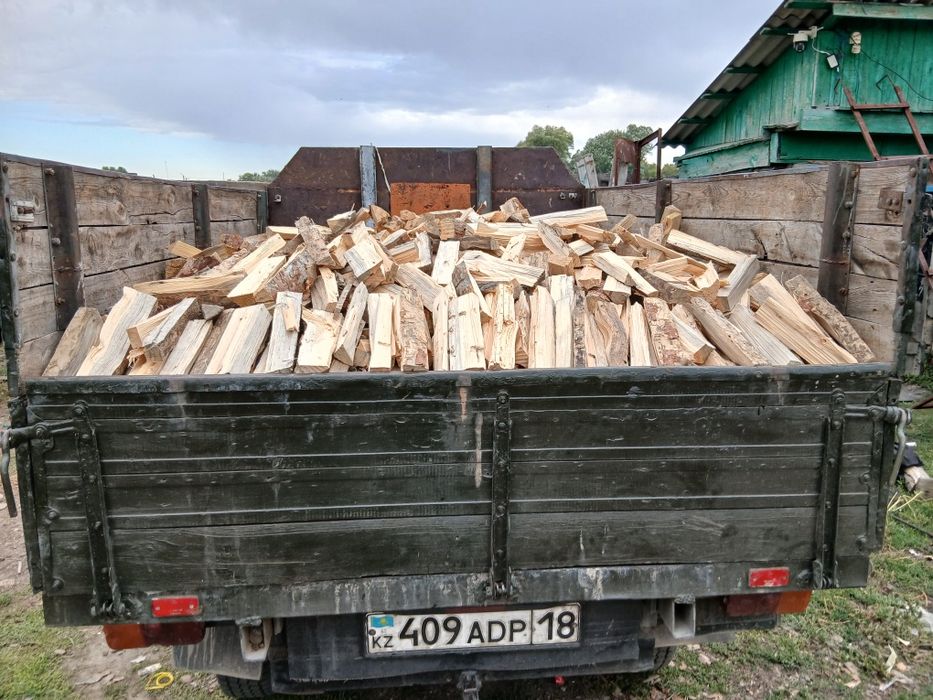 Дрова сухой рублены и чурки