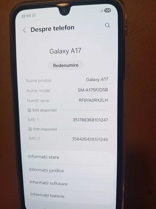 Samsung galaxy a17
