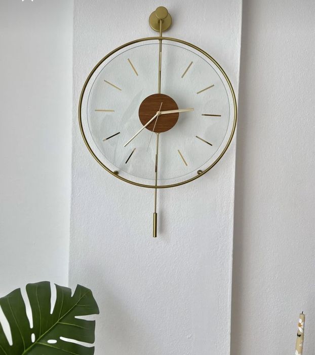 Модерен стенен часовник MetaQuartz (37x55 см)