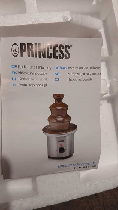 Fântână ciocolată XL Princess 3 etaje