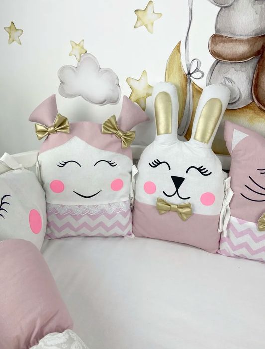 Бортики на кроватку