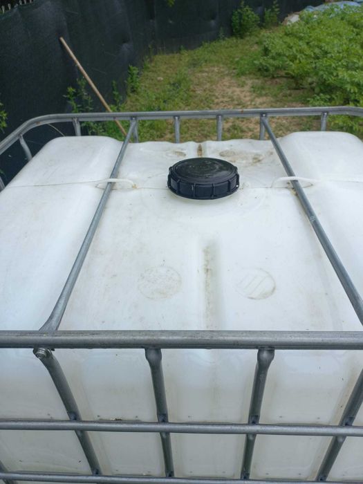 Bazin IBC 1000 l, nefolosit in gradina