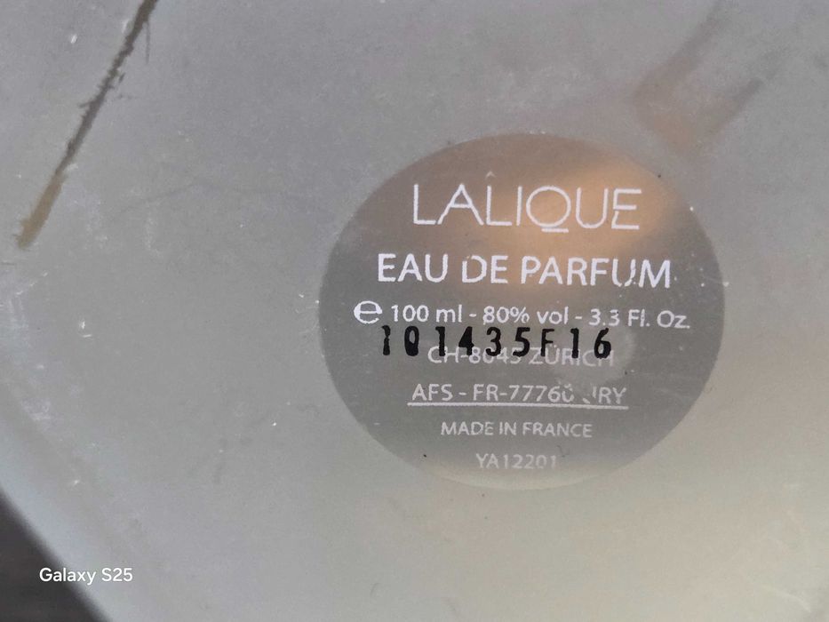 Духи Lalique Satine и Reve оригинал обмен