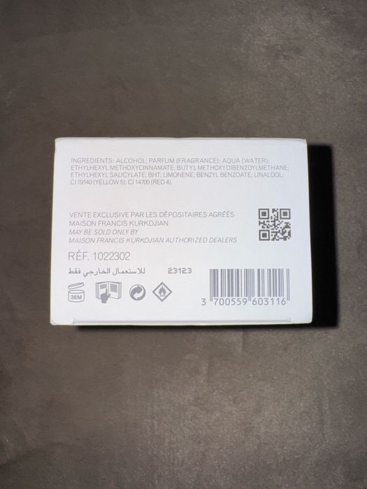 Baccarat Rouge 540 Eau De Parfum 70ml