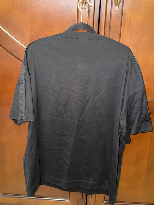 Emporio Armani футболка, размер XXL. Қора ранг. Оригинал. Италиядан.