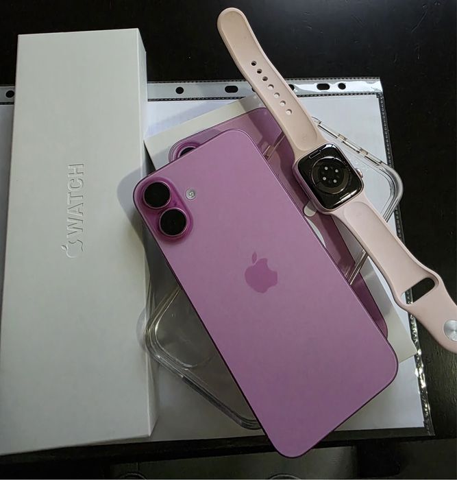 Vand Iphone 16 Plus 128Gb + Apple Watch 9