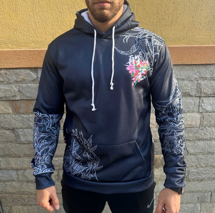 Унисекс суитчър в черно и бяло