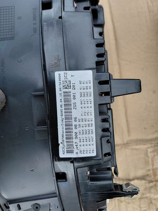 Километраж за Mercedes V-class/Vito/Vaneo W447