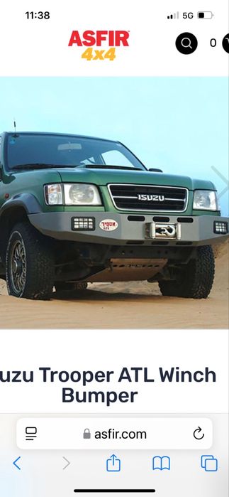 Метална- силова броня ASFIR 4x4 за ISUZU TROPER