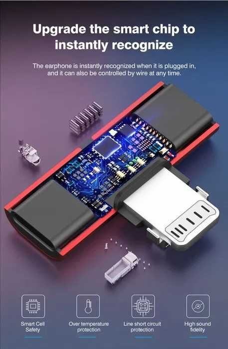 Pt iPhone adaptoare de încărcare și căști in același timp