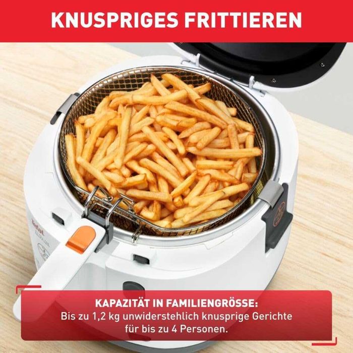 Фритюрник Tefal FF 1631 One Filtra, 1900W, 2.1 литра, Бял