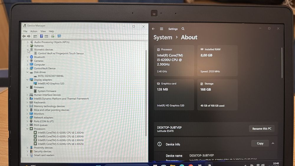 Vând urgent laptop functional  Dell-E5470