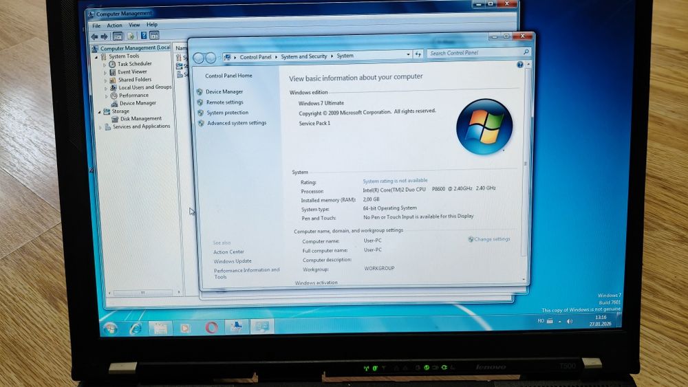 Laptop Lenovo  T500