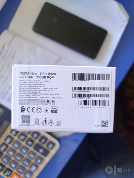 Redmi note 15 pro sotiladi