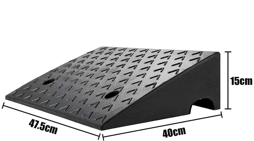 Rampa auto cauciuc 47.5X40 cm, capacitate 15 tone, antiderapantă