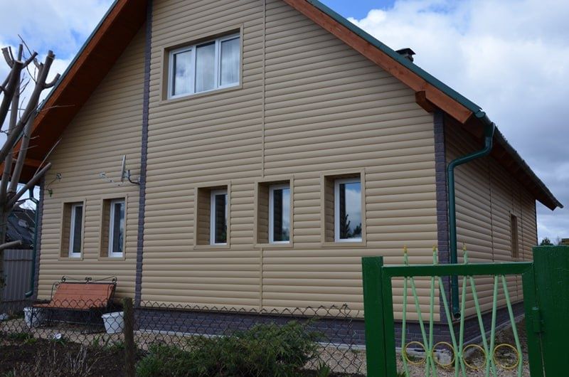 Сайдинг фасат панел ПВХ. Фасат учун арзон ва тез битар панеллар