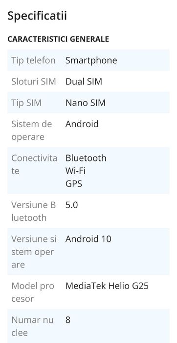 Vând smartphone Motorola E7 Power. Stare foarte bună!