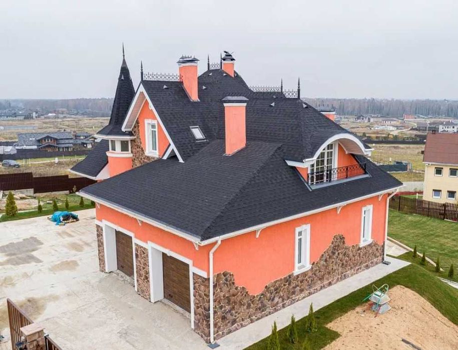 Катепал Андулин гибкая черепица шумоизоляция гидроизаляция теплоизоляц