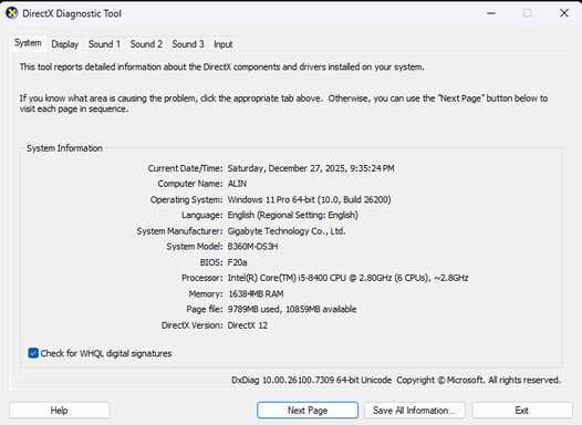 PC Gaming i5-8400, GTX 1660, 16GB RAM, Win 11 Pro