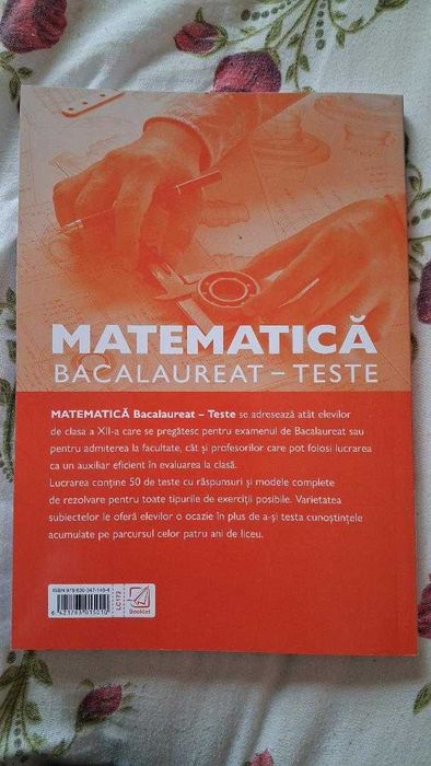 Vreau sa vând o culegere la matematica e nou nouță