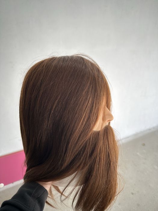 Cap de manechin cu par si mustata pentru coafor