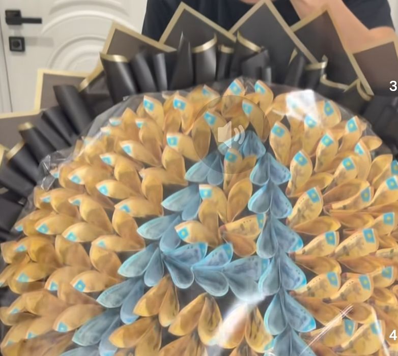 Денежный букет букеты сладкие торт