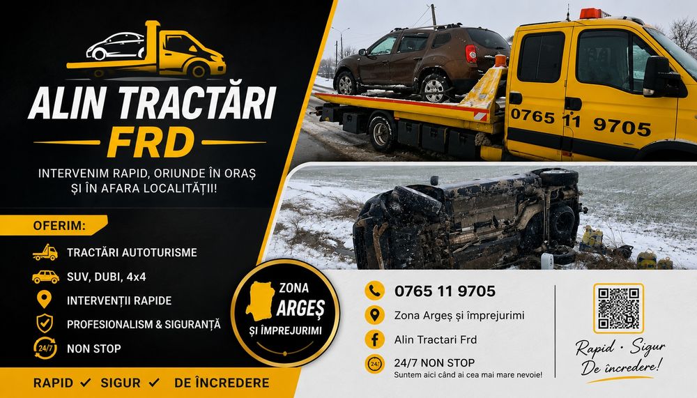 Tractari auto noi si avariate 0765119705
