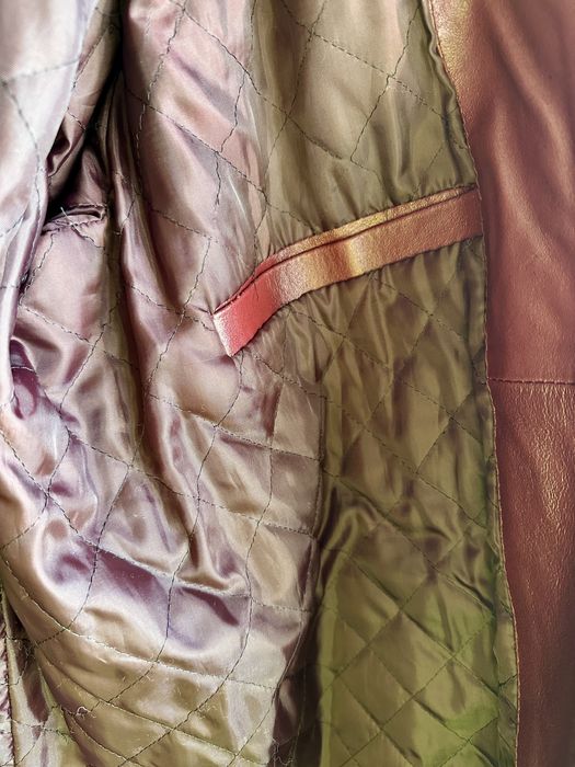 Palton damă din piele. Primavară / toamnă