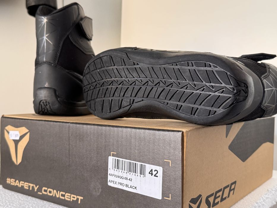 Ghete moto SECA Apex Pro Black mărime 42