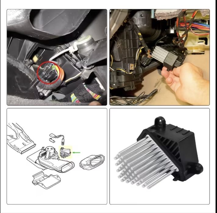 Реостат (таралеж) за Парно Bmw E46 E39 E83 E53 X5 X3 3 5 Бмв