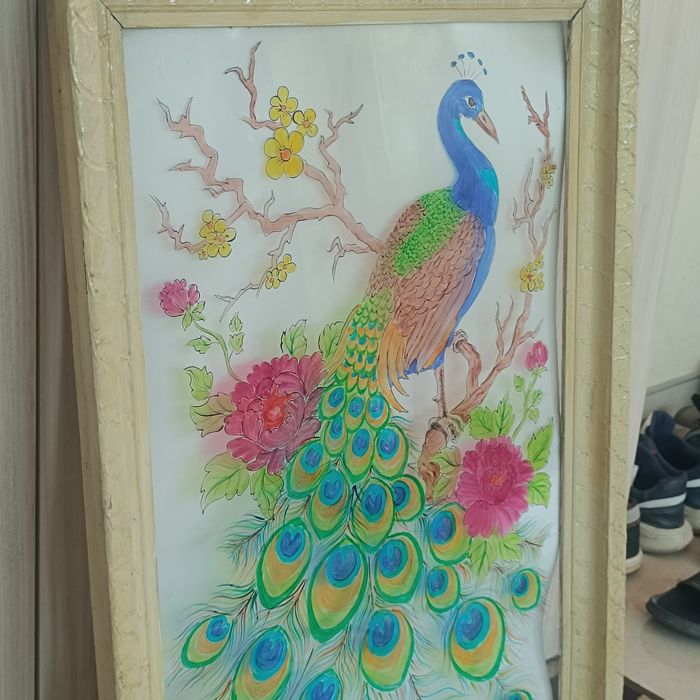 Рисунка върху стъкло /стъклопис