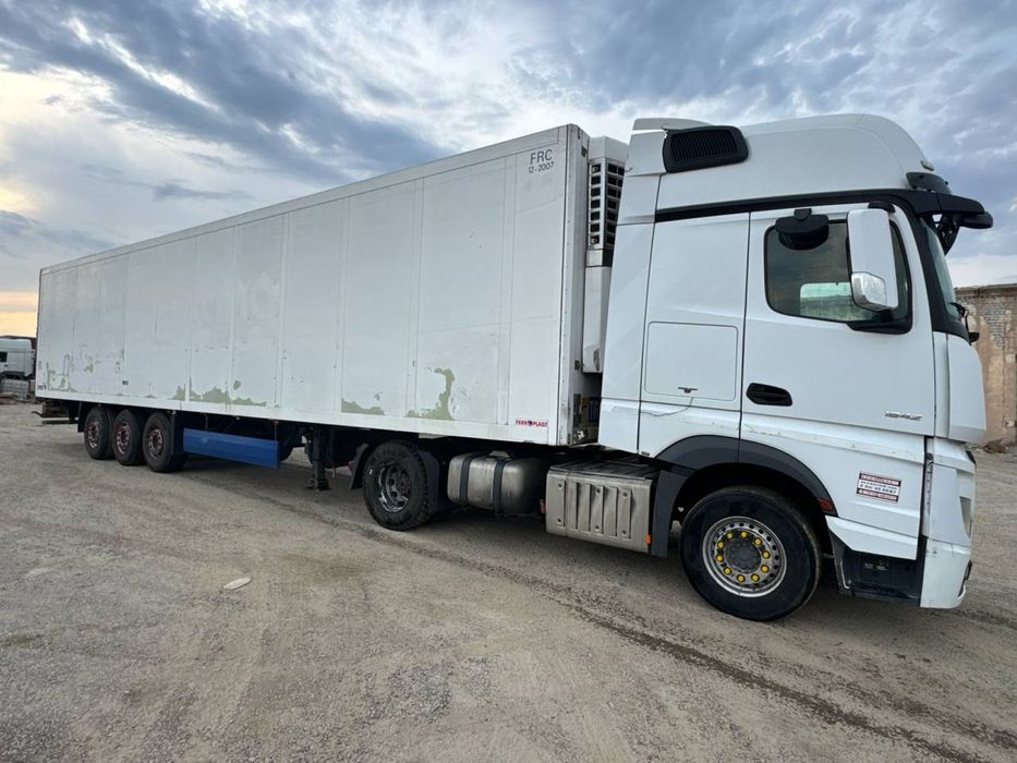 Mercedes Actros EURO 6 + SCHMITZ Реф Сотилади