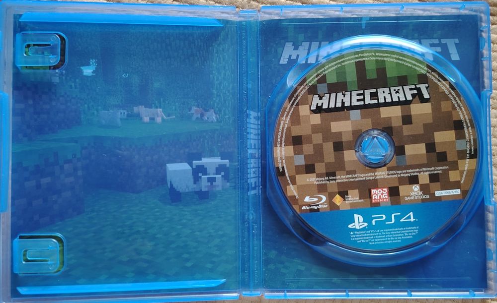 Продаю MINECRAFT для PS4 с поддержкой VR