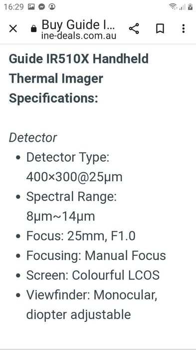 Camera termoviziune Guide IR 510 X