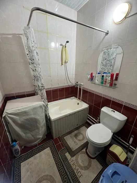 4/5/9. Сергели 8а. Квартира 96 м², не торцевая! Дом панельный. (Мебель