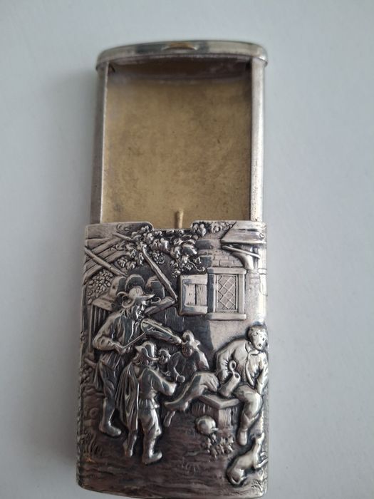 Cutie chibrit argint