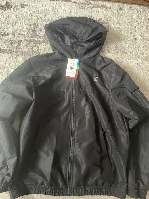 Vand geaca ploaie Spyder, neagra marimea M