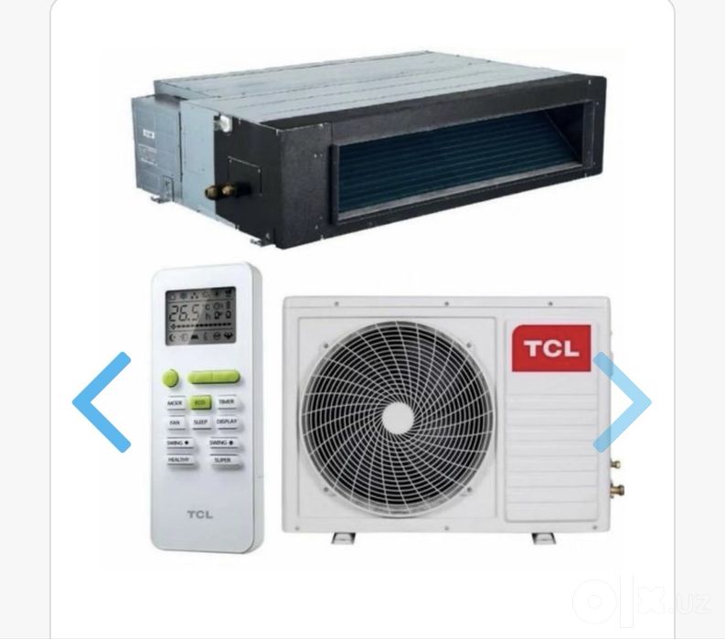 Продаётся Кондиционер канальный TCL TCC-24D2HRA/U 70 м2