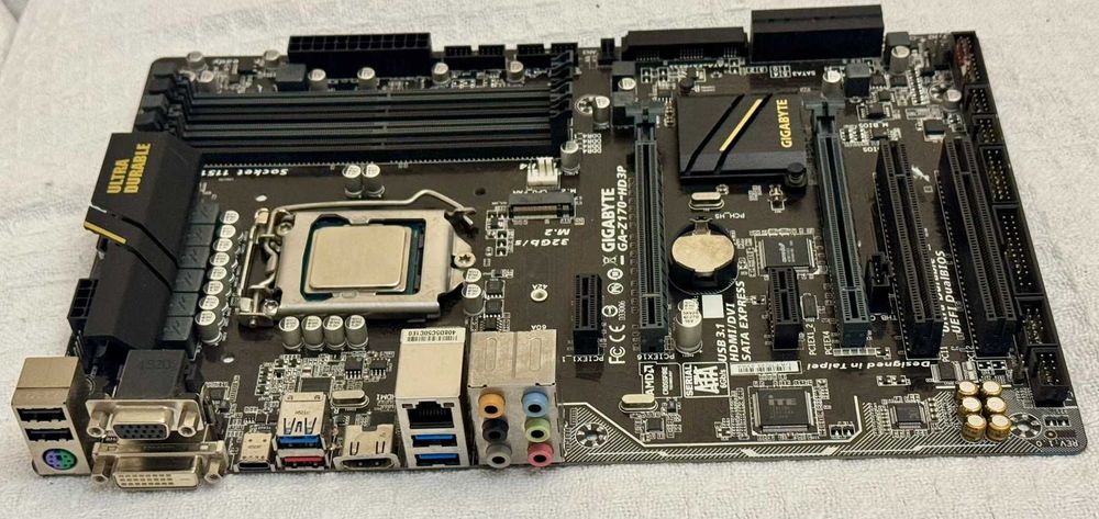 Процесор i7-6700 + дънна платка Gigabyte GA-Z170-HD3P (LGA1151, DDR4)