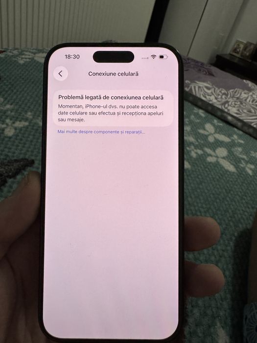 iPhone 15 Pro Defect semnal GSM/Cartela sim