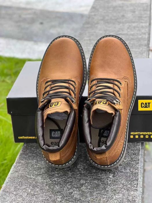 Ботинки мужские 100% натуральная кожа CAT COLORADO 2.0 GOLDEN GLOW