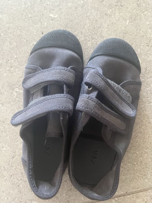 Zara кожени гуменки