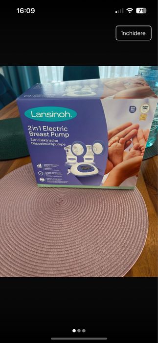 Pompa dubla lansinoh