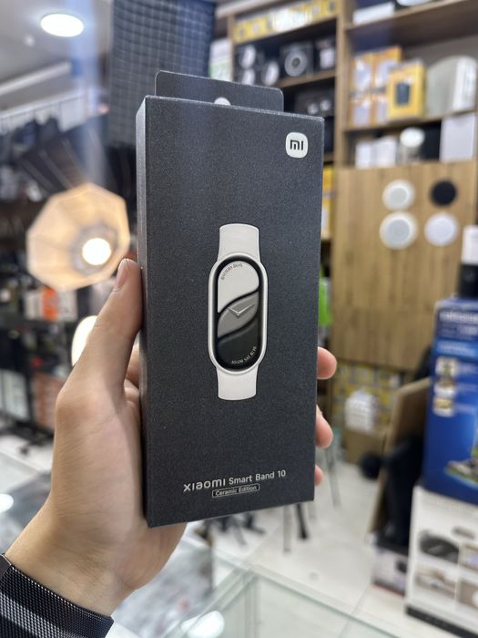 Смарт браслет mi band 10 global version белый розовый черный цвет